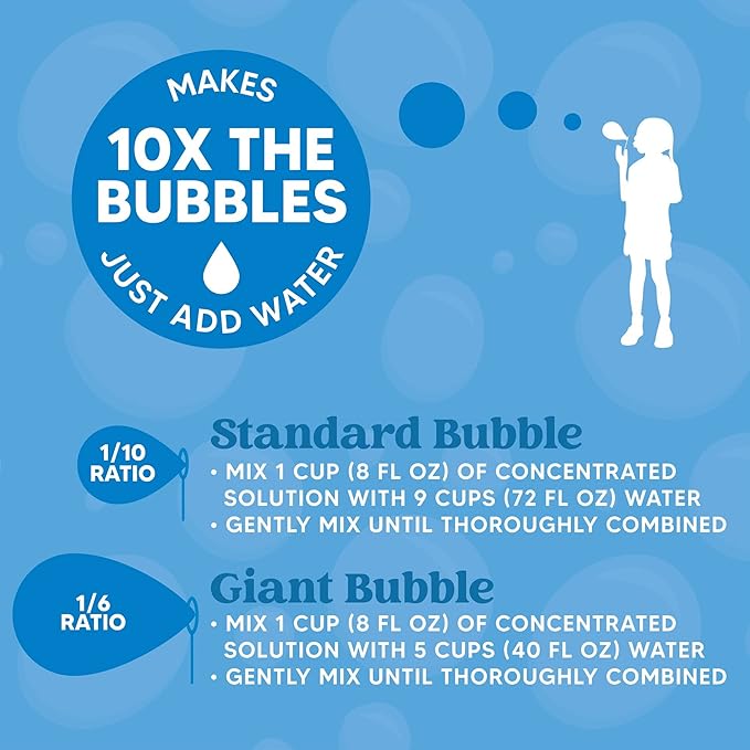JOYIN 32 oz Bubble Solution Refills, Concentrated Solution - Image 6