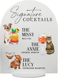 Pet Signature Drink Wedding Signs by Elation+Factory+Co.