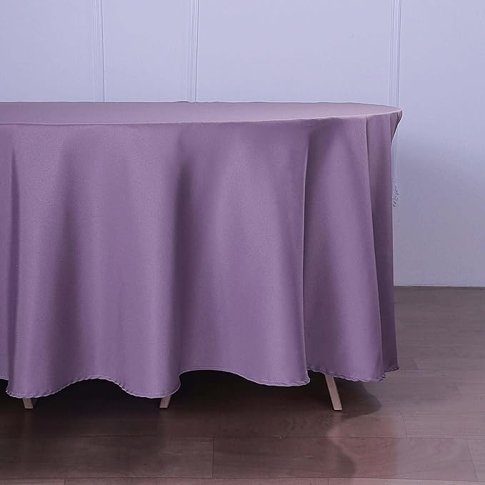 Efavormart Round Tablecloth, 120 Inch Stain & Wrinkle Resistant Washable Table - Image 8