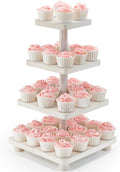 4 Tier Cupcake Stand, Wood Cake Stand by VIVIRBIEN