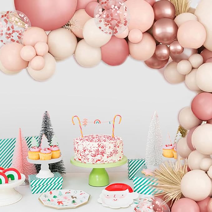 Blush Pink Balloons Garland Arch Kit - Image 4