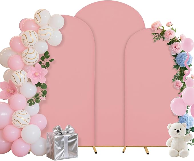 Wedding Arch Covers Arch Backdrop Cover Arch Stand Covers 7.2FT 6.6FT 6FT Set by Unknown