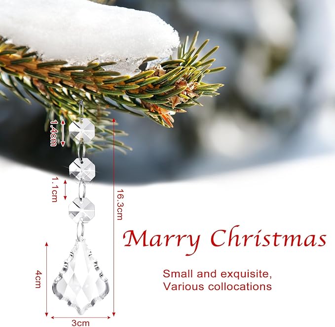 Nuenen 100 Pcs Hanging Crystals - Image 2