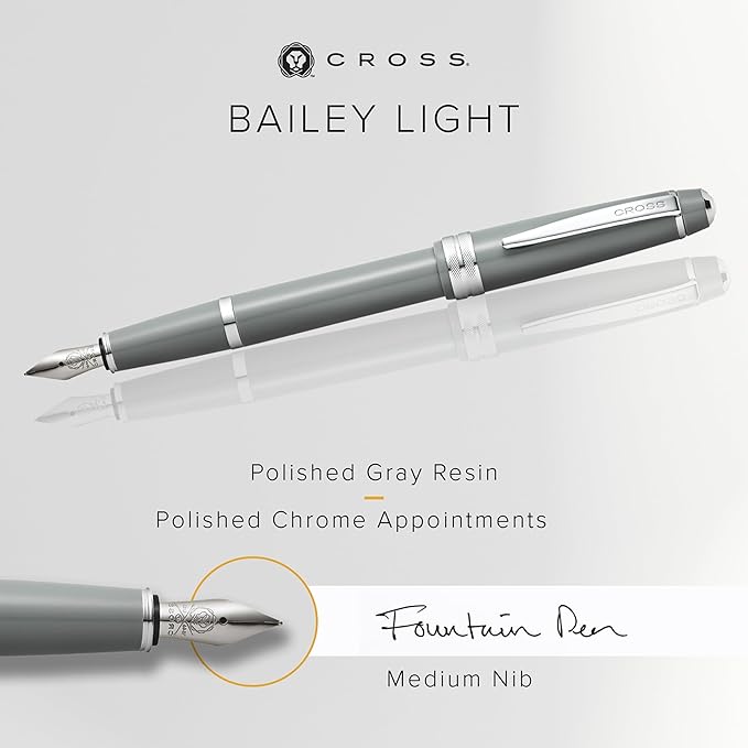 Cross Bailey Light Refillable Fountain Presented in a Everyday Gift Box - Image 2