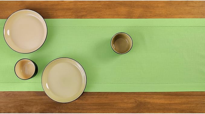 Solino Home Cotton Linen Table Runner 120 Inches Long - Image 4