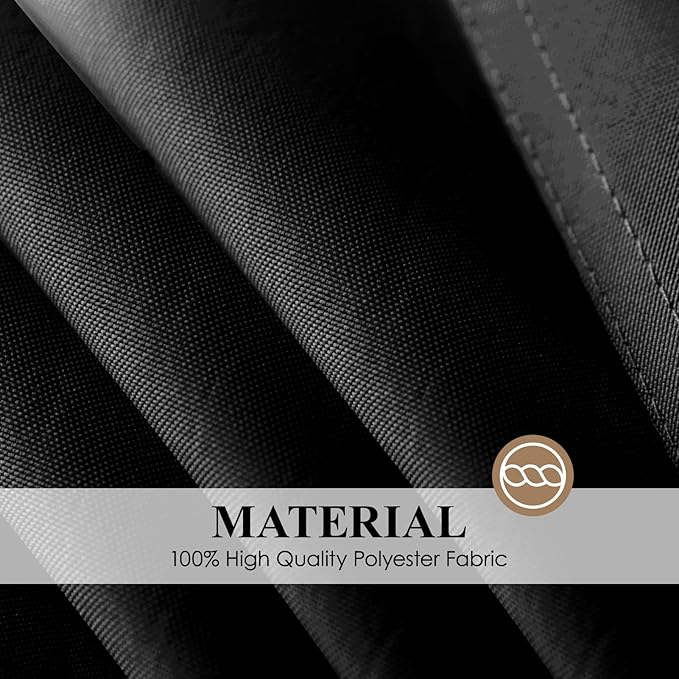 Square Tablecloth 52 x 52 Inch Black 10 Pack Tablecloths Stain-Wrinkle - Image 5