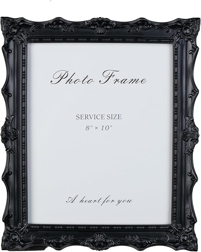 Cuspin 8x10 Black Picture Frame, Handcrafted Resin Frame - Image 7