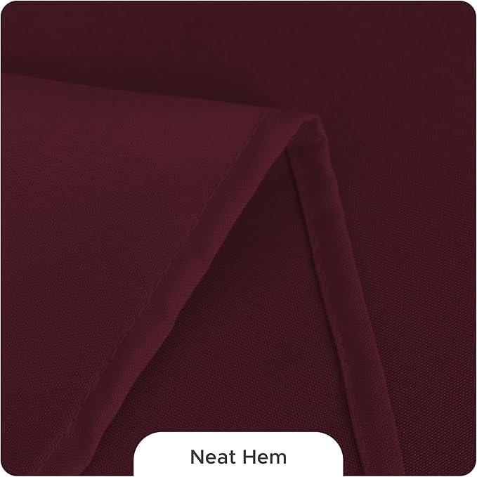 Fitable 8 Pack Rectangle Tablecloths: Stain Resistant Wrinkle Free Fabric Table - Image 8