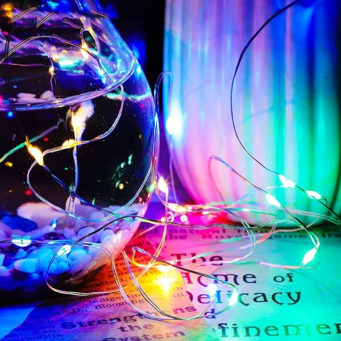 16 Pack 30 Led Fairy Lights Battery Operated 10 Feet Waterproof Twinkle String - Image 4