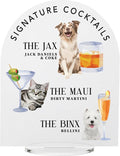 Pet Signature Drink Wedding Signs by Elation+Factory+Co.