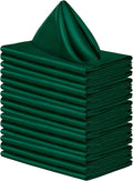 Aneco 16 Pack Square Satin Napkin Bright Silk Table Napkin Soft Smooth Fabric by Aneco