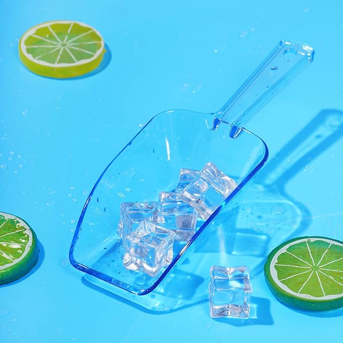 Ice Scoop Candy Buffet Containers Scoopers, Hmxpls Blue Plastic Scoop - Image 3