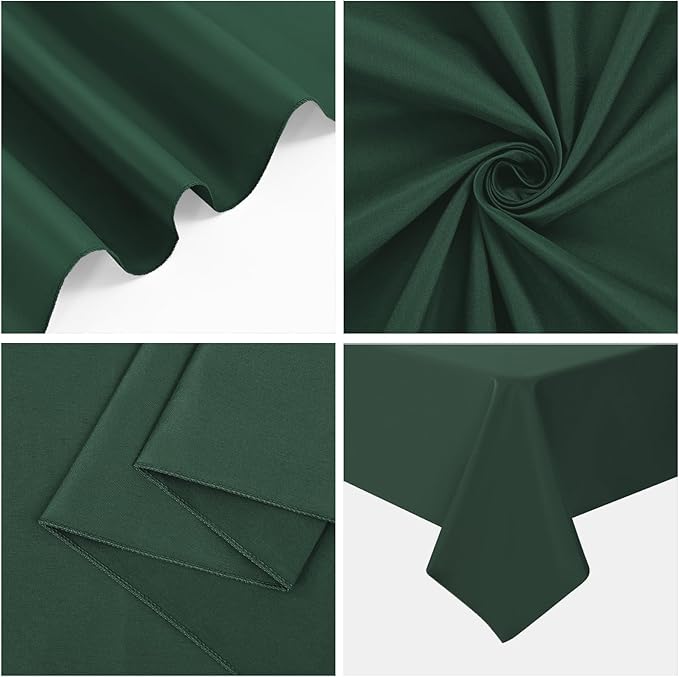 10 Pack Hunter Green Tablecloths - Image 5