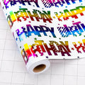 Yarcony Birthday Wrapping Paper Roll, Mini Roll Gift Wrapping Paper, Colorful by Atyarconywecreategiftwrappingpaperthatmakeseverypresentfeelextraspecialourdesignsblendstyleandqualityturningbirthdayschristmasandalloflife%E2%80%99scelebrationsintomomentstoremember