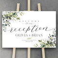 Personalized Wedding Welcome Sign, Welcome To Our Wedding Sign, Reception by CENOVACY