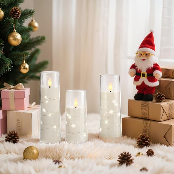 Raycare Flameless Candle with Remote Timer – 5 Flickering Acrylic Battery - Image 4