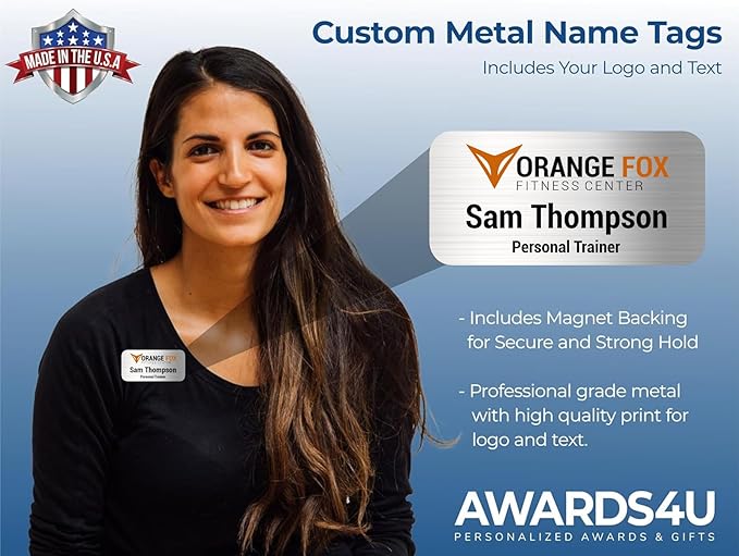 Custom Name Tag with Logo - Image 2