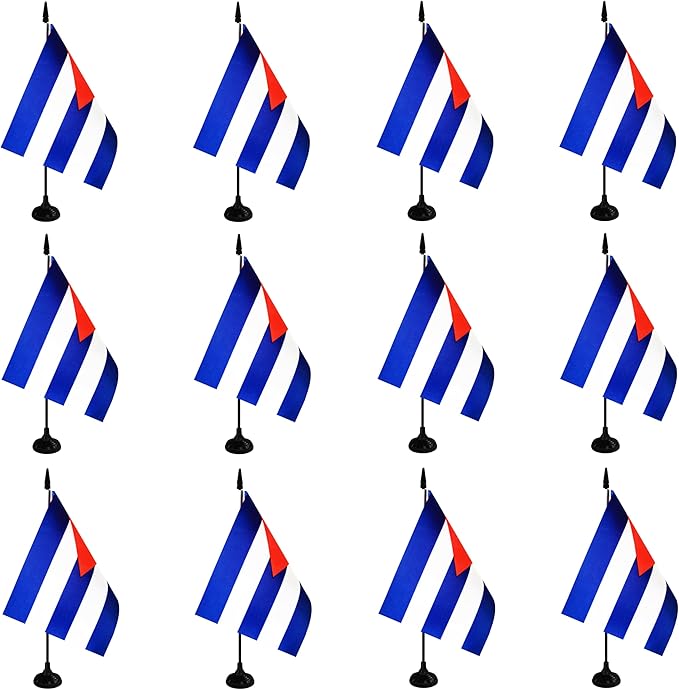 Cuba Desk Flag, 12 Pack Cuban Table Office Flag by Unknown