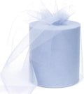 6" x 200 Yards Dusty Blue Tulle Fabric Rolls by GCVOPTON