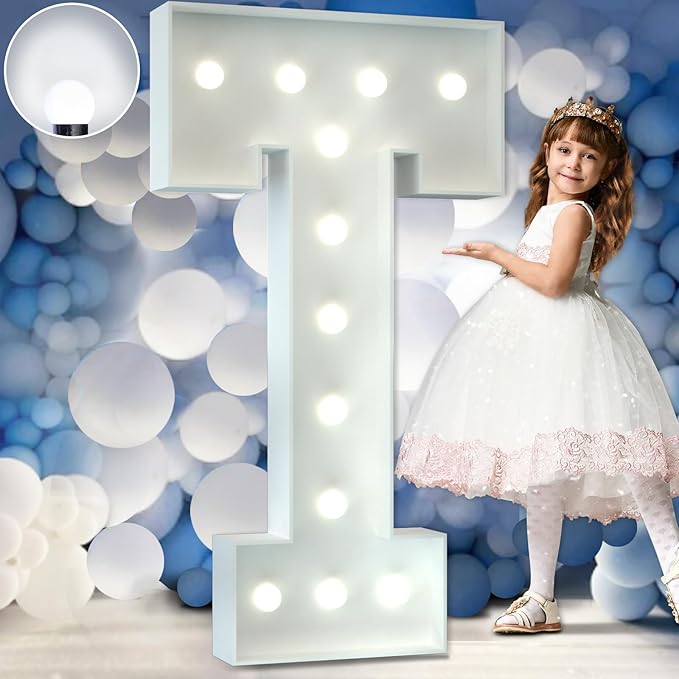 Marquee Letters 4 Feet Tall Large Light Up Letters Baby Shower Decorations by Letsmakeitimpressive