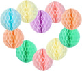Hanging Honeycomb Decorations, Pastel Party Decorations, Rainbow Honeycomb by BalunAdmhail