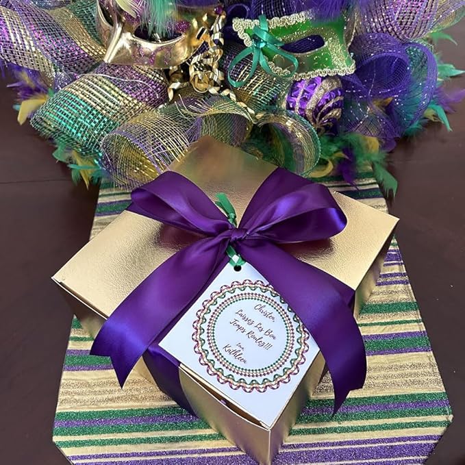 Purple Satin Ribbon Double Faced Satin 1/2 inch x 55 Yards Polyester Ribbon - Image 4
