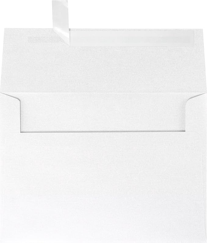 LUXPaper A7 Invitation Envelopes | Peel & Press | 5 1/4" x 7 1/4" | Crystal by LUXPaper
