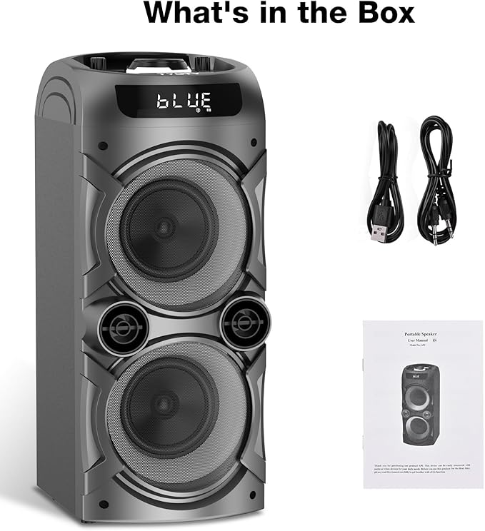 Portable Bluetooth Speaker 100W Big Powerful Wireless Boombox TWS Pairing Loud - Image 9