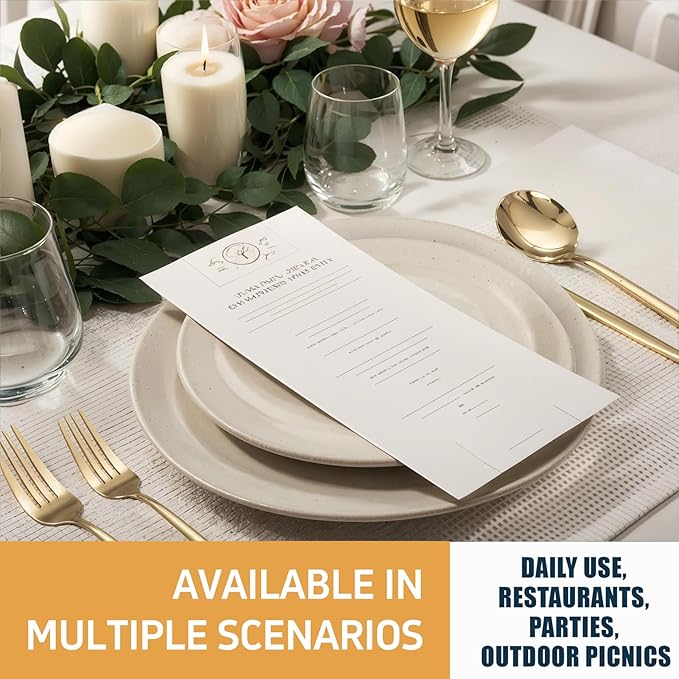 NOCCUR 20-Piece Gold Silverware Set - Image 9