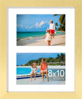 Vittanly 8x10 Collage Picture Frame, Displays 2Pcs 4x6 Pictures by Vittanly