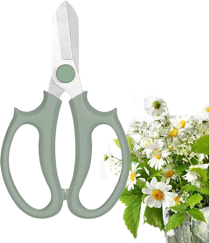 Leize Flower Scissors, Premium Thickened Stainless Steel Floral Shears by Leize