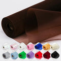 Crystal Organza Fabric Tulle 11 Inch by 50 Yards Sheer Tulle Rolls by ICOSHOW