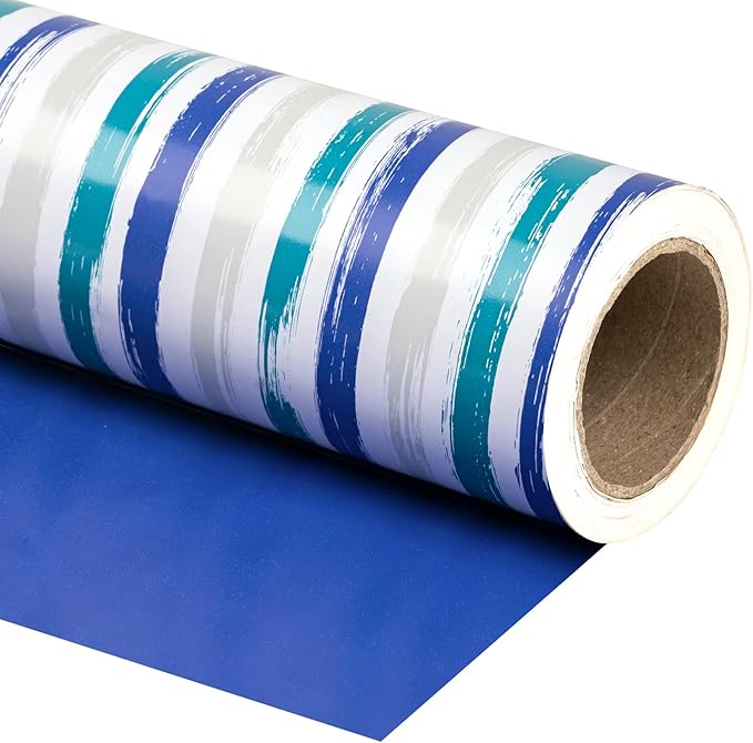 WRAPAHOLIC 30 Inch Reversible Wrapping Paper Roll by WRAPAHOLIC