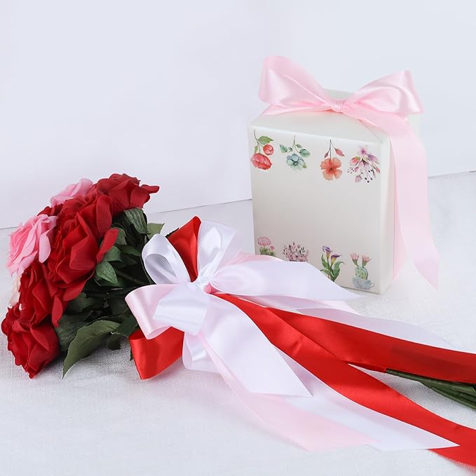 NESCCI 75 Yards Ribbon, 1-1/2 Inch Satin Ribbon, Single Face Satin Ribbons - Image 3