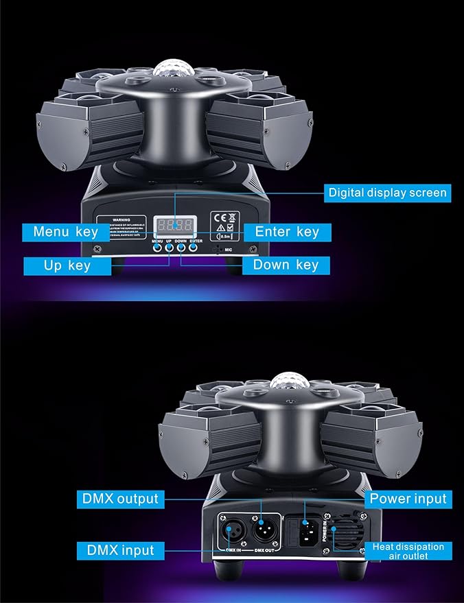Professional DJ Lights 4-in-1 Moving Head - Image 4