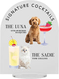 Pet Signature Drink Wedding Signs by Elation+Factory+Co.