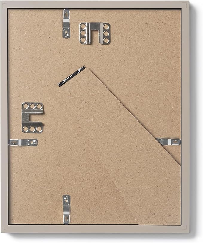 Opposite Wall - 8x10 in - Real Wood Grey Picture Frame - Lightweight, Versatile - Image 2