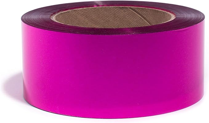 TCDesignerProducts Cerise Metallic Streamer, 2 Inches Wide x 500 Feet Long by Unknown