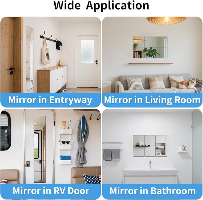 Unbreakable Acylic Small Mirror Tiles - Image 7