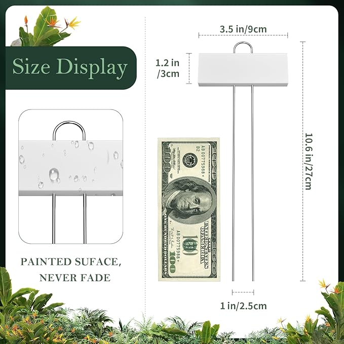 30 Pack Metal Plant Labels for Outdoor Garden Waterproof Plant Markers - Image 4