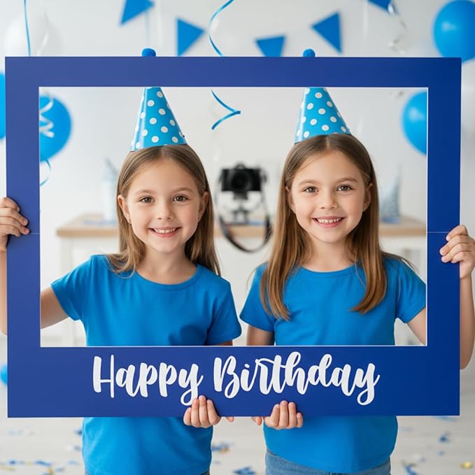 32 x 24 Inch Large Photo Booth Props Picture Frame Happy Birthday Party Frame - Image 6