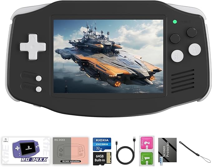 RG34XX Retro Handheld Game Consoles RG34XX Classic Retro Gaming Console 32+64G by ANBERNICRetroGameConsole