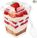 50 Pack 5 oz Plastic Dessert Cups by joyakkess