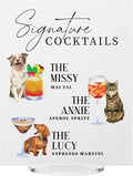 Pet Signature Drink Wedding Signs by Elation+Factory+Co.