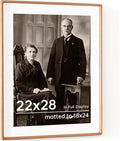 22x28 Picture Frame USA-Sourced Natural Cherry Wood Solid Original Wood Photo by Dreamland