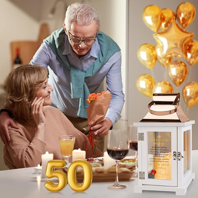 50th Wedding Anniversary Lantern - Image 2