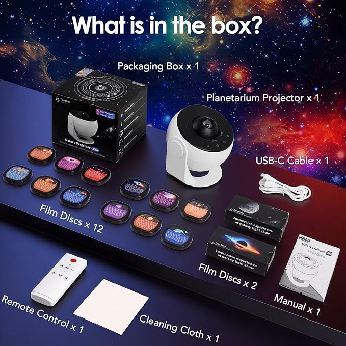 Galaxy Projector for Bedroom【Pro Max】, Upgraded 4K HD Planetarium Projector - Image 9