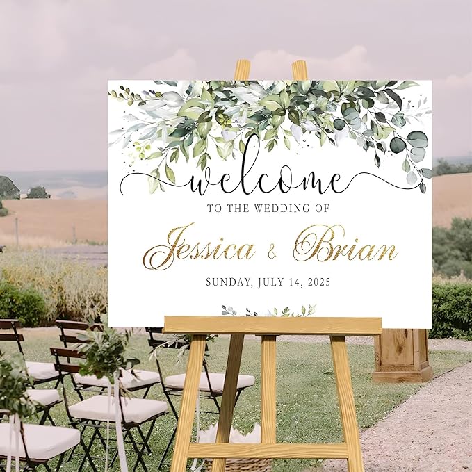 Personalized Welcome to Our Wedding Sign - Image 4
