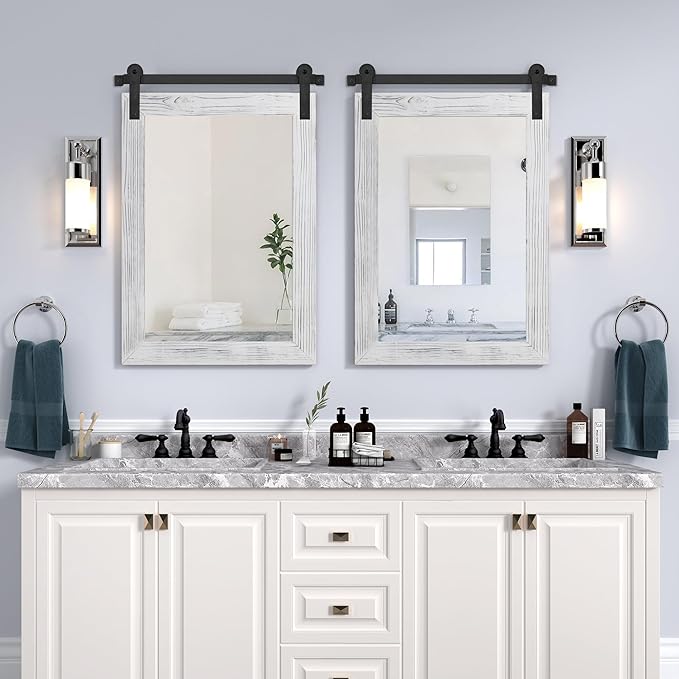 COGOOD Farmhouse Bathroom Mirror - Image 3