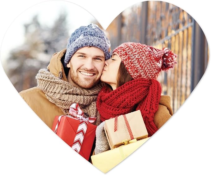 Andaz Press Bulk Photo Personalized Gift and Party Favors Collection, Heart by AndazPress
